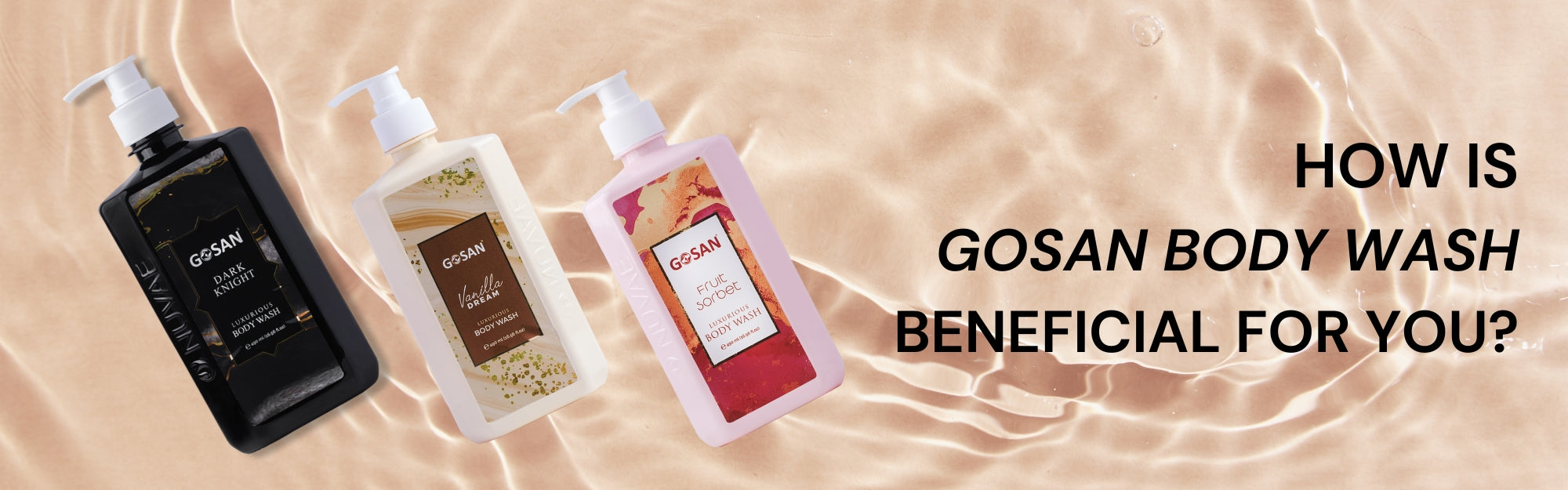 4 Benefits of Gosan Body Wash