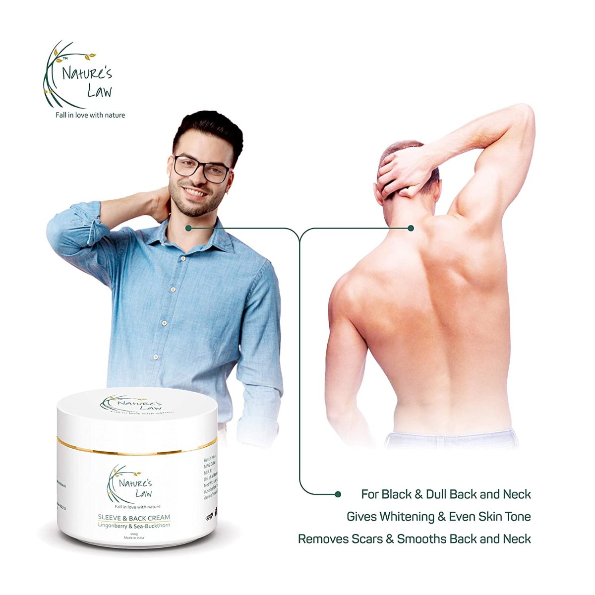 Sleeve & Back Cream