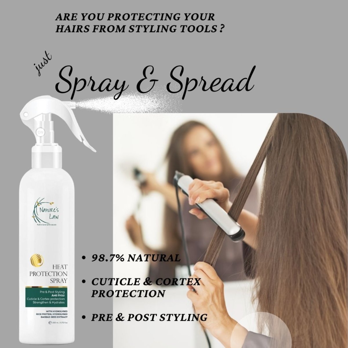 Hair Heat Protection Spray